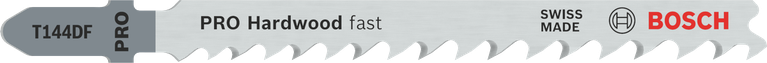 Mata gergaji Bosch PRO Hardwood fast T144DF untuk kayu keras.