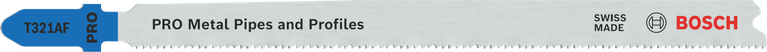 Mata gergaji ukir Bosch T321AF untuk pipa dan profil logam.
