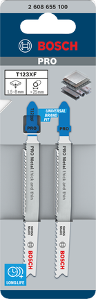 Mata gergaji Bosch PRO Metal T123XF 100 mm 2 buah.