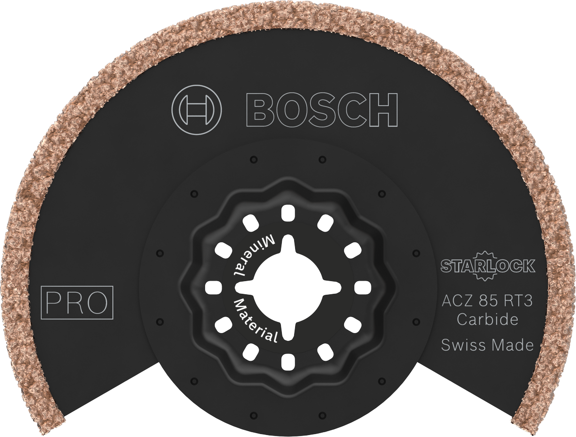 Mata pisau karbida serbaguna Bosch PRO ACZ 85 RT3, 85 mm.