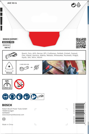 Aksesori multitool Bosch PRO AVZ 93 G 93 mm.