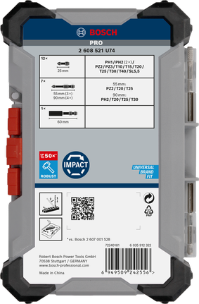 Set mata obeng Bosch PRO Impact 20 pcs.