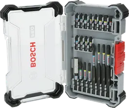 Set Mata Obeng Impact Bosch PRO, isi 20 pcs dalam kotak.