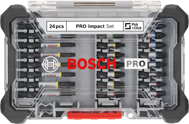 Set mata obeng Bosch PRO Impact, 24 pcs.