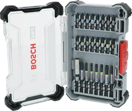 Set Mata Obeng Dampak Bosch PRO 24 pcs dalam kotak penyimpanan.