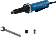 Penggiling lurus Bosch GGS 30 LPS dengan aksesori.