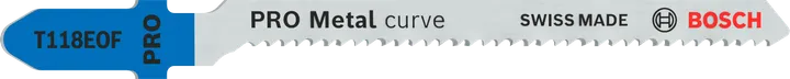 PRO Metal curve T118EOF Mata gergaji jigsaw Bosch PRO Metal curve T118EOF untuk logam.