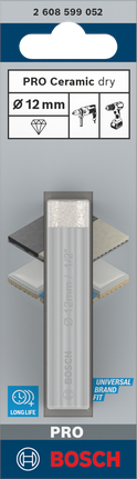 Mata bor kering Bosch PRO Ceramic 12 mm.