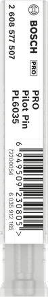 Pin Pilot Bosch untuk Pemotong Annular PRO Metal TCT, 6 x 90 mm.