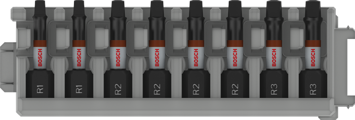 R PRO Impact Set mata bor Bosch PRO R R1 R2 R3 55 mm 8 pcs.