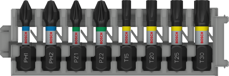 Set Mata Obeng Impact Bosch PRO, isi 8 pcs.