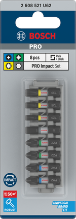 Set mata obeng Bosch PRO Impact 8 pcs.