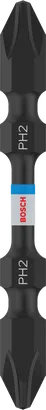 Mata bor Bosch PRO Softwood dan Stainless Steel PH2 ujung ganda 65mm.