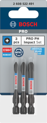 Set mata bor impak Bosch PRO PH 3 pcs.