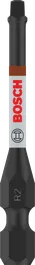 Mata obeng Bosch PRO Robertson Impact Bit R2 berukuran 55mm.