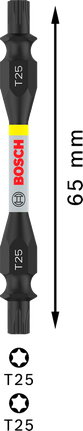 Mata Bor Dampak Ujung Ganda Bosch PRO T25 65 mm.
