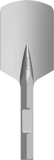 Pahat sekop Bosch PRO HEX 28-4C dengan mata pahat 135 mm.