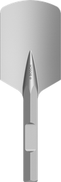 Spade Chisel PRO HEX 28-4C, Bundar