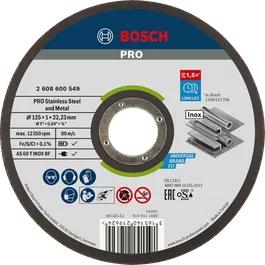 Batu Gerinda Potong Berpengikat PRO Stainless Steel and Metal