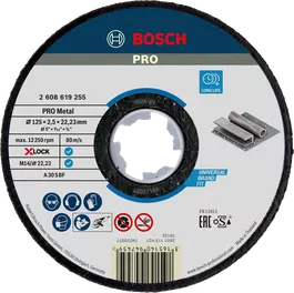 Cakram Pemotong Bosch PRO Metal Bonded X-Lock 125mm.