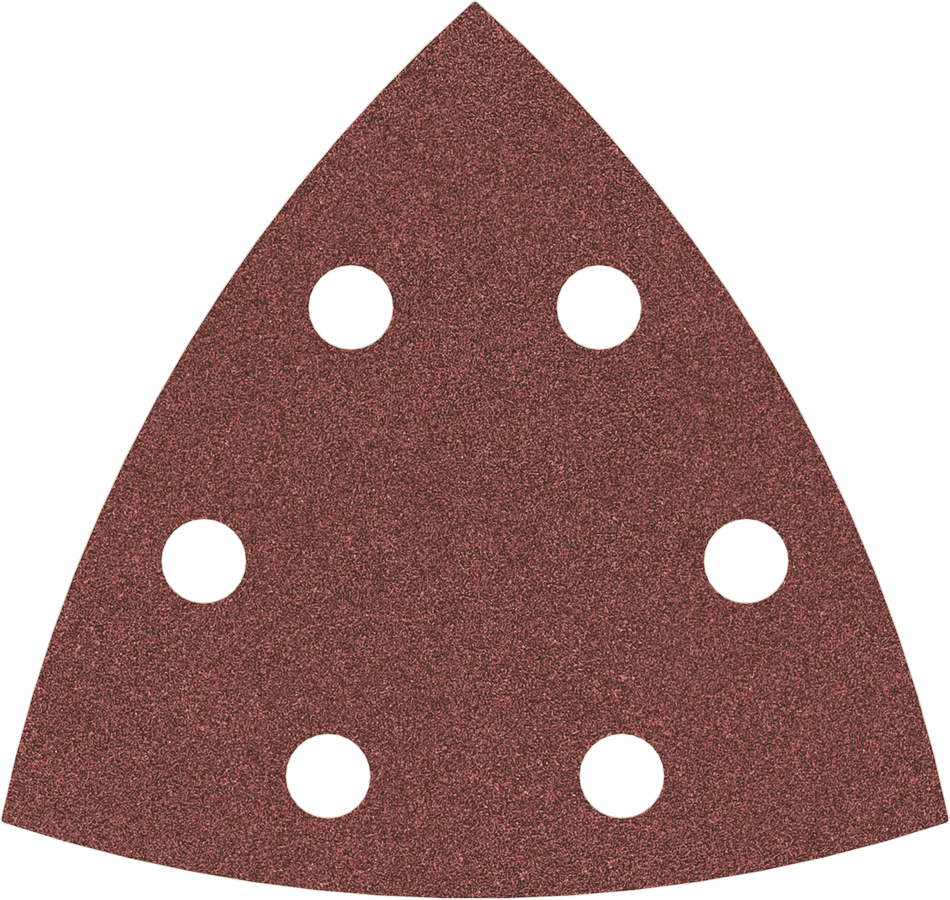 Lembar pengamplasan Bosch PRO F460 93x93mm G120 dengan 6 lubang.