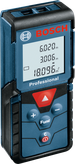 Bosch GLM 40 laser mengukur, jarak digital dan alat ukur luas.