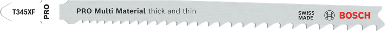 Mata gergaji Bosch PRO Multi Material tebal dan tipis T345XF.
