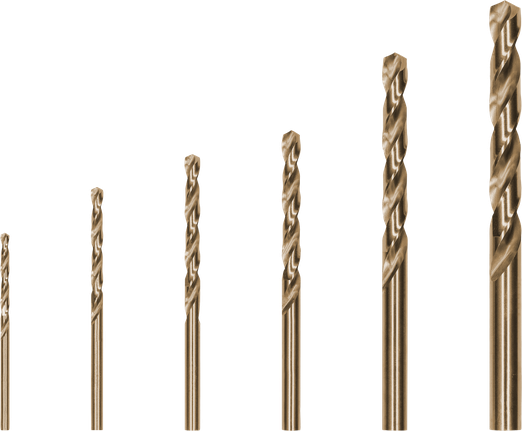 Set Mata Bor Putar Bosch PRO Metal HSS-G, 7 ukuran.