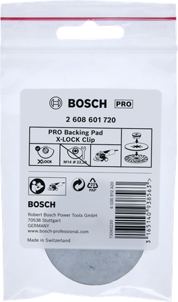 Bantalan Penopang Bosch PRO Klip X-Lock.