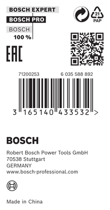 PRO Reduction Ring Cincin reduksi Bosch 20 x 0,8 x 16 mm.
