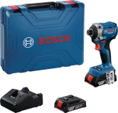 Set obeng benturan nirkabel Bosch GDR 18V-215.