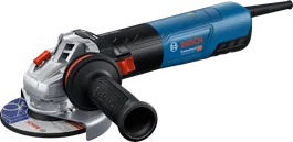 Penggiling sudut Bosch GWS 20-125 SB dengan pegangan samping.