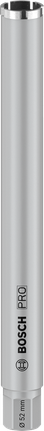 Bosch PRO Core Cutter basah 52x450mm untuk pengeboran presisi.