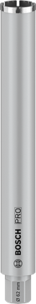 Bosch PRO Core Cutter basah 62x450 mm untuk pengeboran.