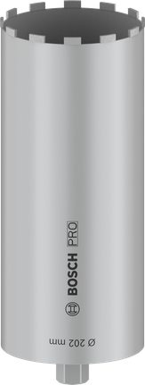 Bosch PRO Core Cutter basah 202 mm, 12 segmen.