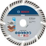 Cakram Berlian Bosch PRO Multi Material 150 mm untuk pemotongan.