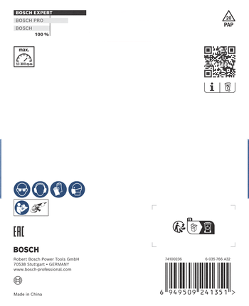Bosch EXPERT Multi Material Carbide Grinding Head 115 mm.
