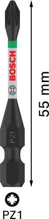 Mata Bor Dampak Bosch PRO Pozidriv PZ1 55 mm.