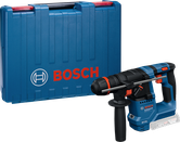 Palu putar Bosch GBH 18V-18 beserta kotak pembawa.