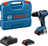 Kit bor nirkabel Bosch GSB 18V-65 dengan baterai 18V.