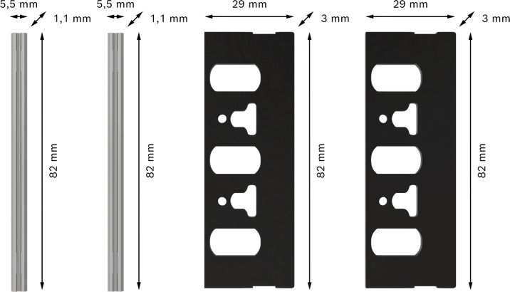 Set Pisau Planer PRO
