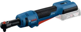 Kunci ratchet nirkabel Bosch GRC 18V-60 untuk mengencangkan baut.