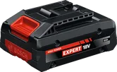 Baterai Bosch EXBA18V-40, kapasitas 18V 4Ah.