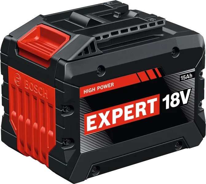 Baterai Bosch EXBA18V-150, 18V 15Ah daya tinggi.
