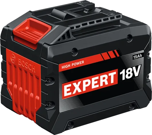 Baterai Bosch EXBA18V-150, 18V 15Ah daya tinggi.
