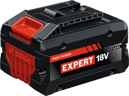 Baterai Bosch EXBA18V-55, kapasitas 18V 5,5Ah.