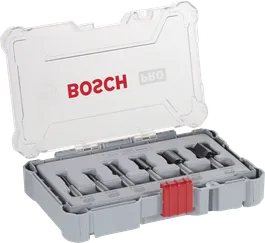 Mata Router Bosch PRO Set Lurus shank 8 mm 6 pcs.