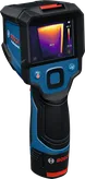 Kamera termal Bosch GTC 12V-450-13 dengan layar berwarna.
