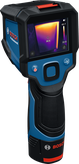 Kamera termal Bosch GTC 12V-450-13 dengan layar berwarna.