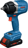 Kunci pas benturan nirkabel Bosch IDS 18V-650 T, torsi 450 Nm.